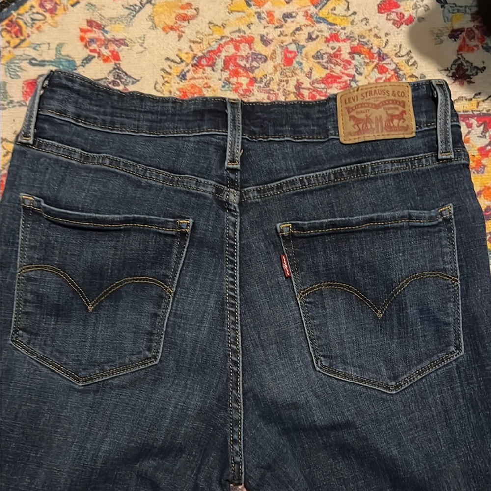 Levi's High Rise Skinny 30/30 Indigo Denim Jeans